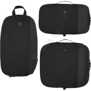 Victorinox - Комплект от 3 пътни органайзера Travel Essentials, черен (GG977)