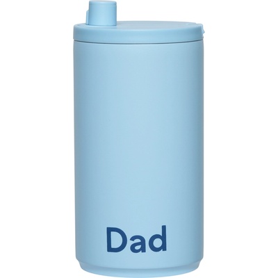 Design Letters Cestovní hrnek Dad 350 ml sytě modrý
