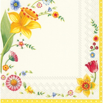 Villeroy & Boch servítky veľké SPRING FANTASY FLOWERS 33x33cm