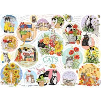 Cobble Hill - Puzzle Cat Thoughts - 1 000 piese
