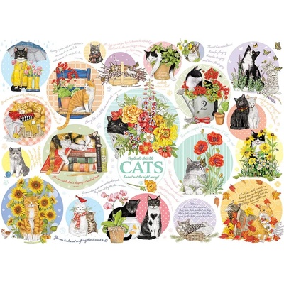 Cobble Hill - Puzzle Cat Thoughts - 1 000 piese