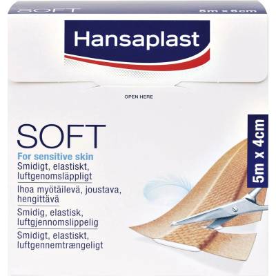 Hansaplast 1556526 Omietka Hansaplast SOFT (d x š) 5 m x 4 cm