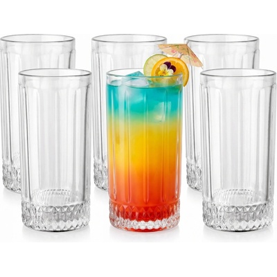 Sklenice na nápoje a koktejly vysoké Altom Design Luca 6 x 360 ml