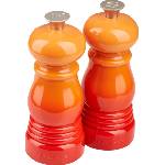 Le Creuset Мелнички за сол и пипер Le Creuset 11 см огненооранжеви 2 бр (96002500090000)