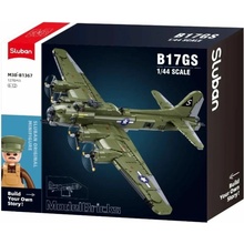 Sluban B1367 Americký bombardér B-17G v mierke 1:44