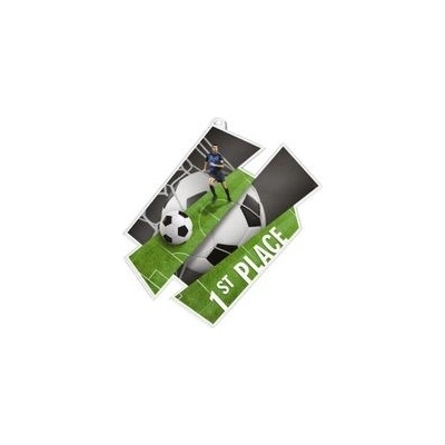 Poháry Bauer Akrylátová medaile MDAZ0011M13 Fotbal