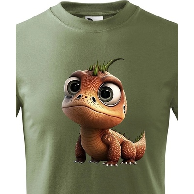 dětské triko dinosaurus 2 Military 69