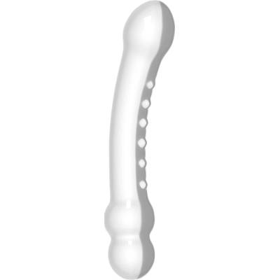 LoveToy Dildo LoveToy GLASS ROMANCE 7.3" čiré
