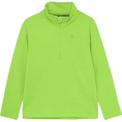 Color Kids Fleece Pulli Stretch-Green Gecko