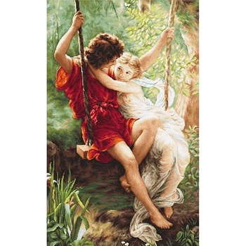 Luca-S Пролетта на влюбените - гоблен по схема Кръстат бод