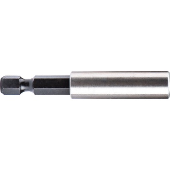 Fortum държач за битове, 1/4", 60 mm; неръждаема стомана, магнитен, в блистер