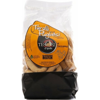 Tesori d’Apulia tradičné apúlske chrumkavé taralli so sezamom 300 g