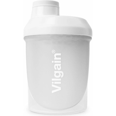 Vilgain Shaker – transparentní bílá 300 ml