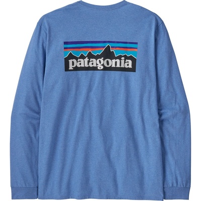 Patagonia M's L/S P-6 Logo Responsibili-Tee abundant blue