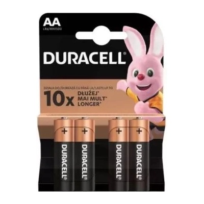 ICO Duracell: АА алкални батерии - 4 бр (10PP110071/10PP110023)