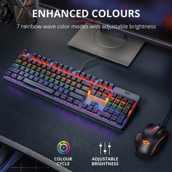Trust GXT 865 Asta Mechanical Keyboard 22630