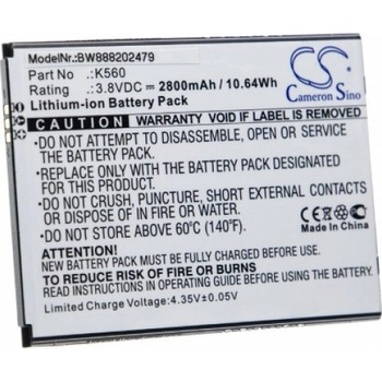 Image 1 of VHBW Батерия за Wiko W-K560 / Y61, 2800 mAh (888202479)