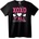 NOONEBRAND Тениска XOXO Любов - XL, Black