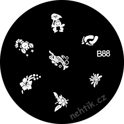 Konad zdobící destička B88