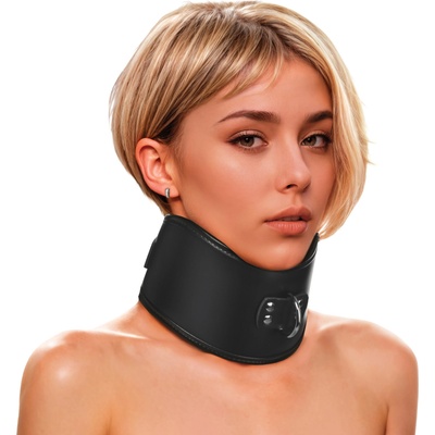 Master Series Hard Stance Padded Locking Posture Collar Black