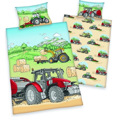 Herding obliečky Traktor 100 x 135 cm 40 x 60 cm