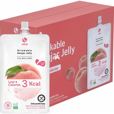Hethstia Konjac želé Broskyňa 10x150ml