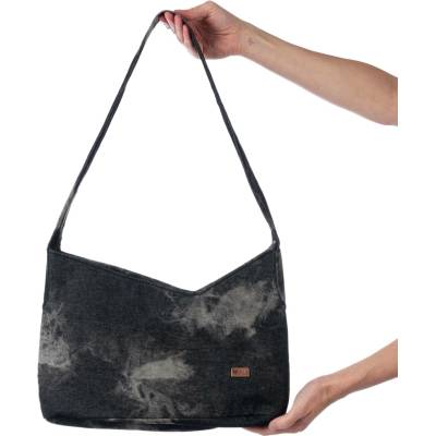 Lovemusic Dámská kabelka Little Shopper Black Fog Modrá