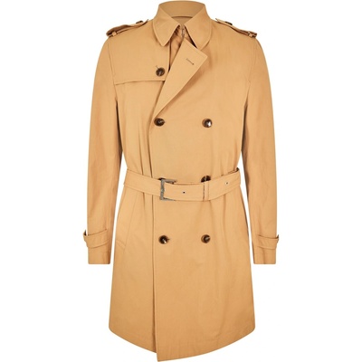 Boss Men's H Hyde Trench Overcoat - Medium Beige