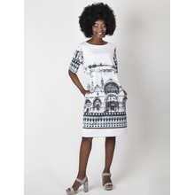 Perso Woman's Dress RBE711707F biela