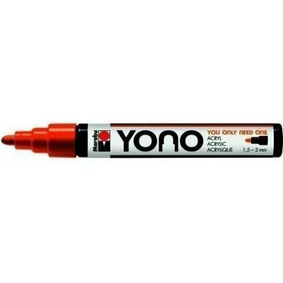 Marabu YONO akrylový popisovač 1,5-3 mm - oranžový