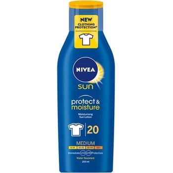 Nivea Sun Protect & Moisture opaľovacie mlieko SPF20 400 ml