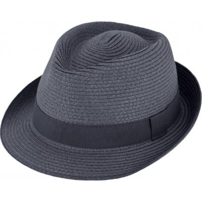 Fiebig since 1903 Nemačkavý letní modrý klobouk Trilby od Fiebig