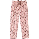 Blancheporte dlhé pyžamo vé nohavice s kvetovanou potlačou ružová