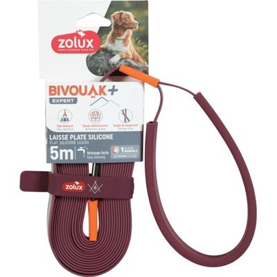 Zolux Vodítko pes BIVOUAK ploché silikonové