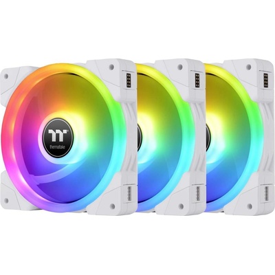 Thermaltake SWAFAN EX14 RGB PC Cooling Fan White TT Premium Edition (3-Fan Pack) CL-F162-PL14SW-A