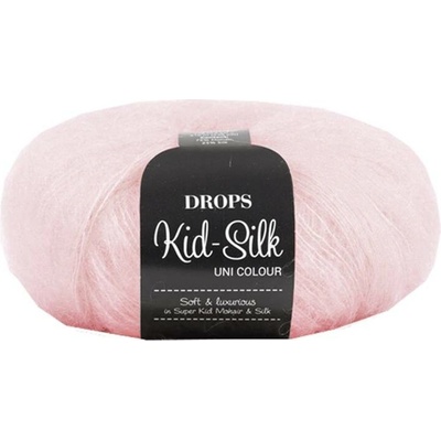 Drops Kid-Silk 72 pastelová růžová