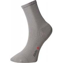 Ovecha ponožky s jemným zovretím lemu s mikroplyšom v päte a špičke šedé