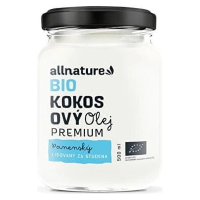 Allnature Kokosový olej Bio Premium 0,5 l