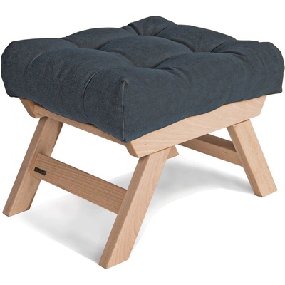 MarLiving Taburet BREEZIO 01 55 cm z masivu/grafitově šedý