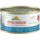 Almo Nature HFC Natural tuniak kuracie a syr 6 x 70 g