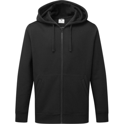 PortWest B312 mikina s kapucí na zip černá