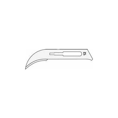 Surgeon Čepieľka skalpelová Carbon Steel 100 ks č. 12