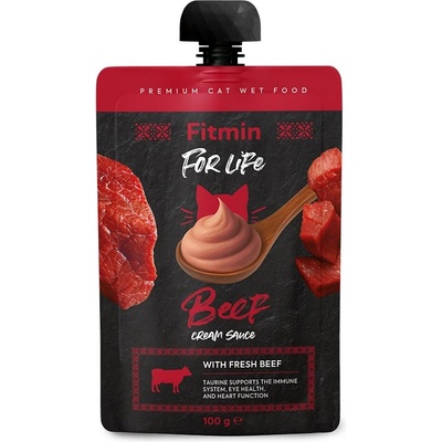 Dibaq Fitmin For Life Cream sauce кремообразно телешко пауче за котки 100 g