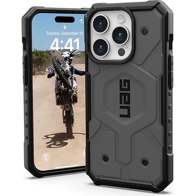 UAG Pathfinder MagSafe Silver iPhone 15 Pro 114281113333