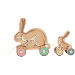 Rainbow Designs Играчка за дърпане Rainbow Designs - Дървени зайчета (5014475016744)
