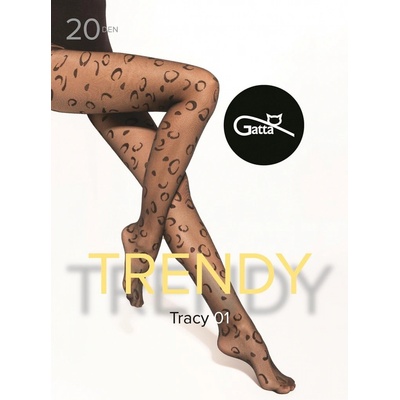Gatta Silonkové punčocháče Tracy 01 20 DEN Černá