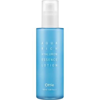 OTTIE Хидратиращ лосион наситен с дълбока морска вода и десет вида хиалуронова киселина Ottie Aqua Rich Hyaluron Essence Lotion 120ml