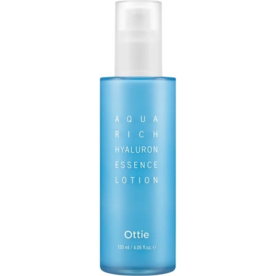 OTTIE Хидратиращ лосион наситен с дълбока морска вода и десет вида хиалуронова киселина Ottie Aqua Rich Hyaluron Essence Lotion 120ml