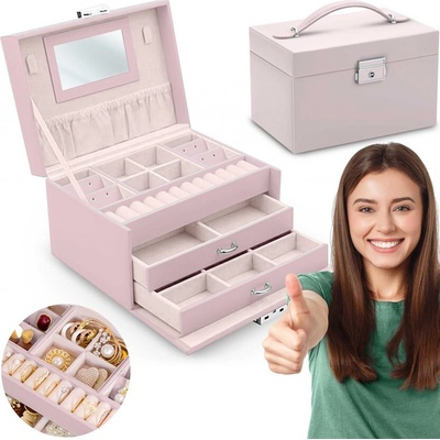 Massido šperkovnice MS-700 růžová