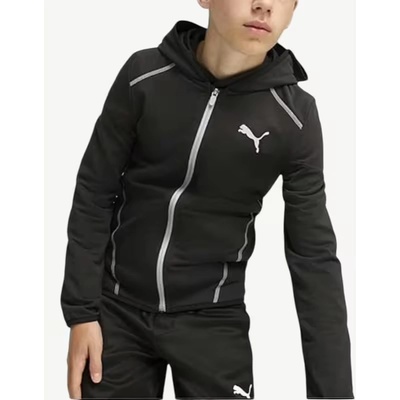 PUMA Active Sports Full Zip Hoodie Black